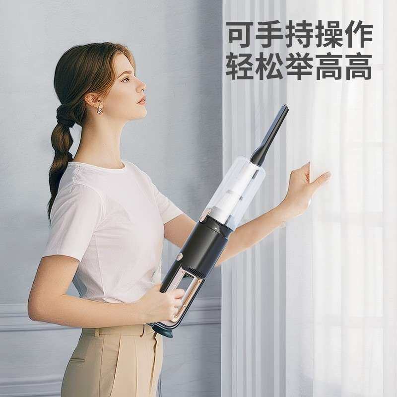 强亚马逊线吸尘器家用吸力大功率485手持小型猫拖地一无体机除螨