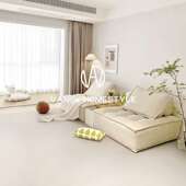 7287简约奶白柔客厅板微水泥瓷砖光素色0地砖哑光地砖600x120