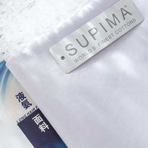 棉190g液氨双面防料50S匹马长绒面配吊牌QAKT恤布春夏针三织汗布