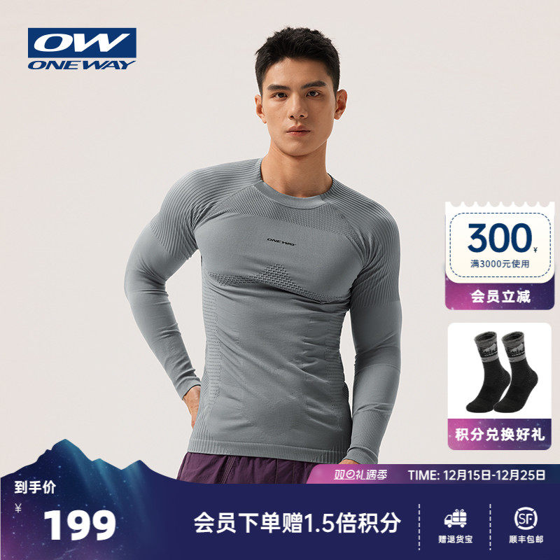 芬兰ONEWAY运动长袖一体织