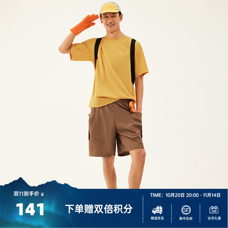 ONEWAY夏季男子骑行速干短袖T恤