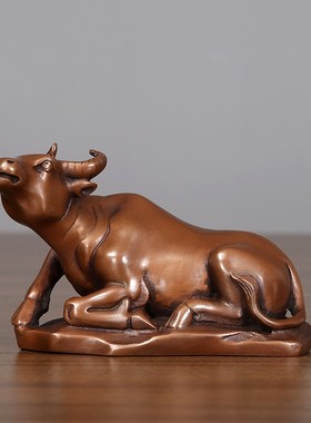 纯紫铜十二生肖摆件鼠牛虎兔龙蛇马羊猴鸡狗猪吉祥物家居装饰品