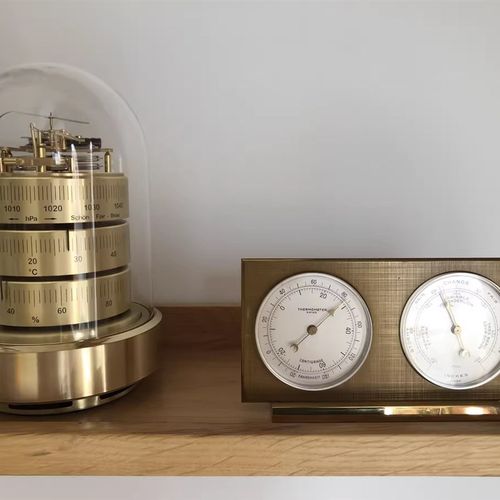 温湿度计德国百瑞高BARIGO气象仪天气仪  商务摆件 进口礼品3025