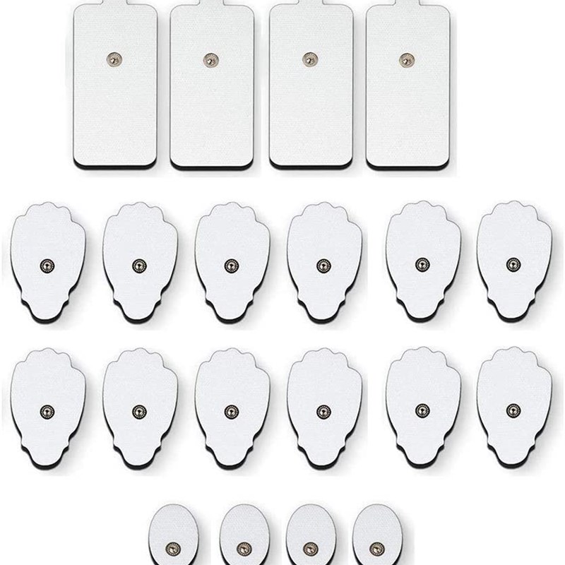 20片TENS家用备用贴用于重复使用备用电极垫 数码低频理疗仪