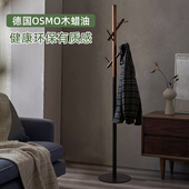 挂衣架 衣架多功能转角单杆式 日式 实木衣帽架家用落地卧室客厅立式