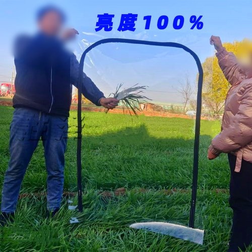 PVC透光大棚通风窗门窗双拉链