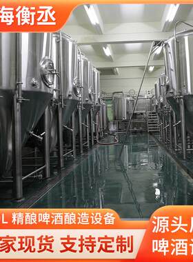 500L1000L2000L啤酒生产线精酿啤酒生产线设备啤酒酿造设备