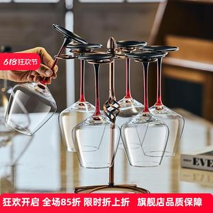 轻奢高档欧式 水晶玻璃大号葡萄酒杯高脚杯子 家用红酒杯醒酒器套装