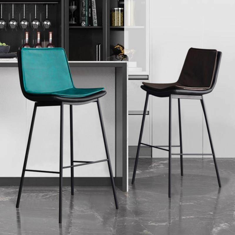 工业风轻奢吧台椅家用高脚凳现代简约酒吧椅子铁艺靠背椅前台吧凳,住宅家具,家用高脚椅,淘宝优惠券,粉丝福利购,淘宝优惠卷