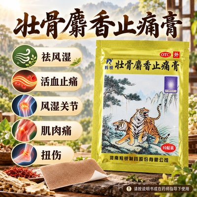 [羚锐]壮骨麝香止痛膏10贴/袋