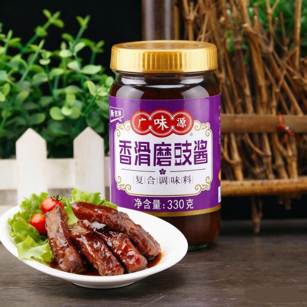 香滑磨豉酱330g汤粉蒸煮增香，干拌炸酱面提味，面噌汤灵魂酱料图片