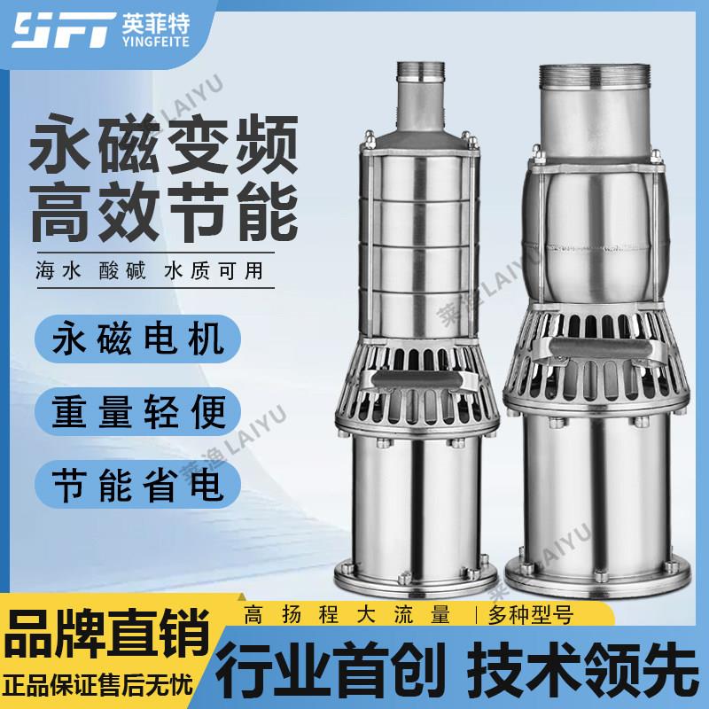 英菲特2025新款潜水泵不锈钢多级永磁变频高效节能大流量高扬程