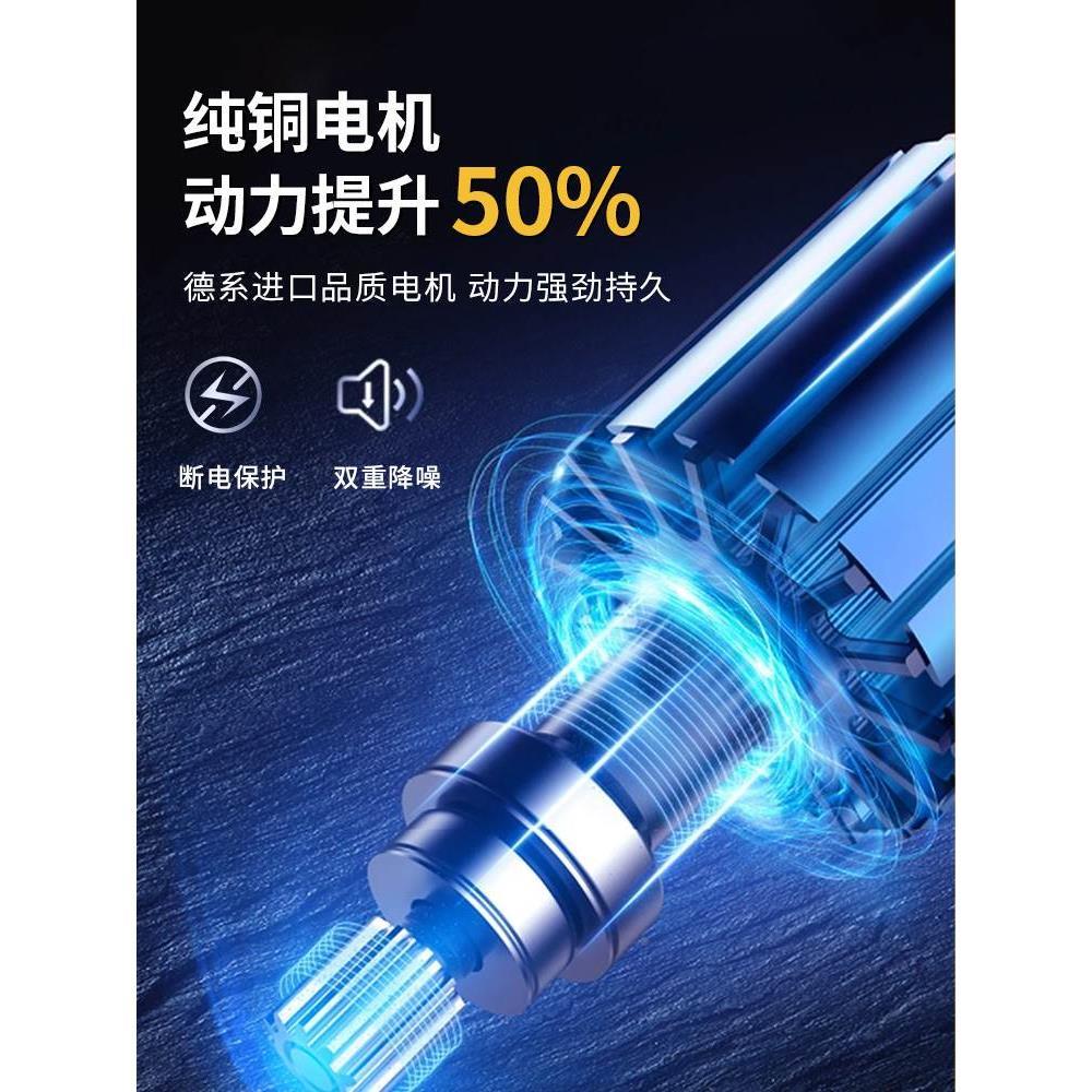 得力车载充气泵汽车用打气泵家用电动打气筒自行车电动车通用高压