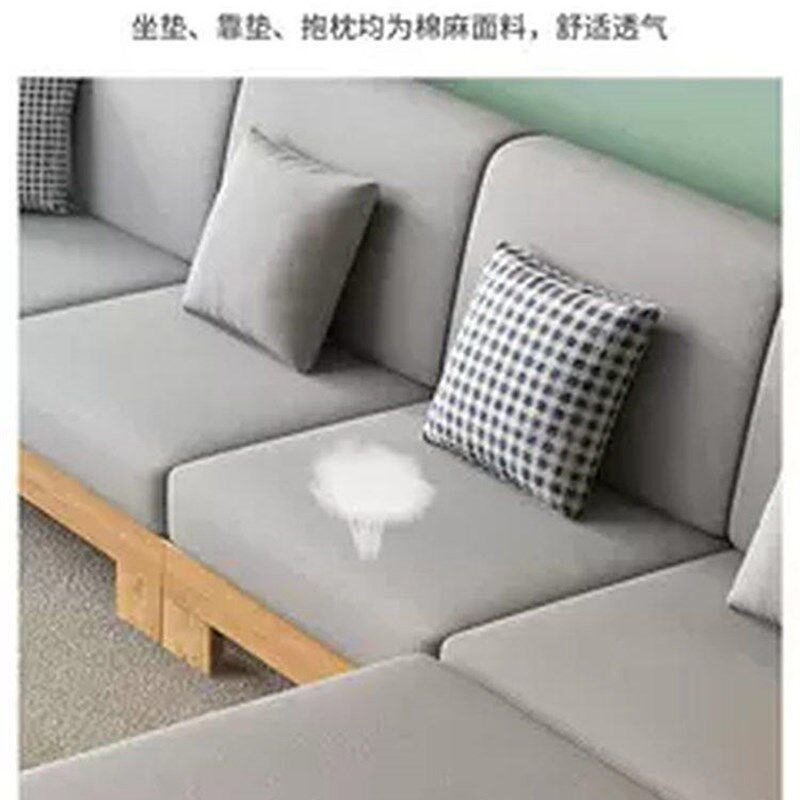 实木沙发床新中式两用休闲全实木家用小户型2025新款实木拉床沙发