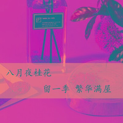 八月夜桂花味无火香薰熏香摆件藤条扩香家用室内花香氛