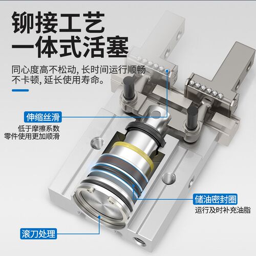 平行手指气缸MHZ2/MHZL2-20-25-32-40D23机械气爪小型气动手指HFZ