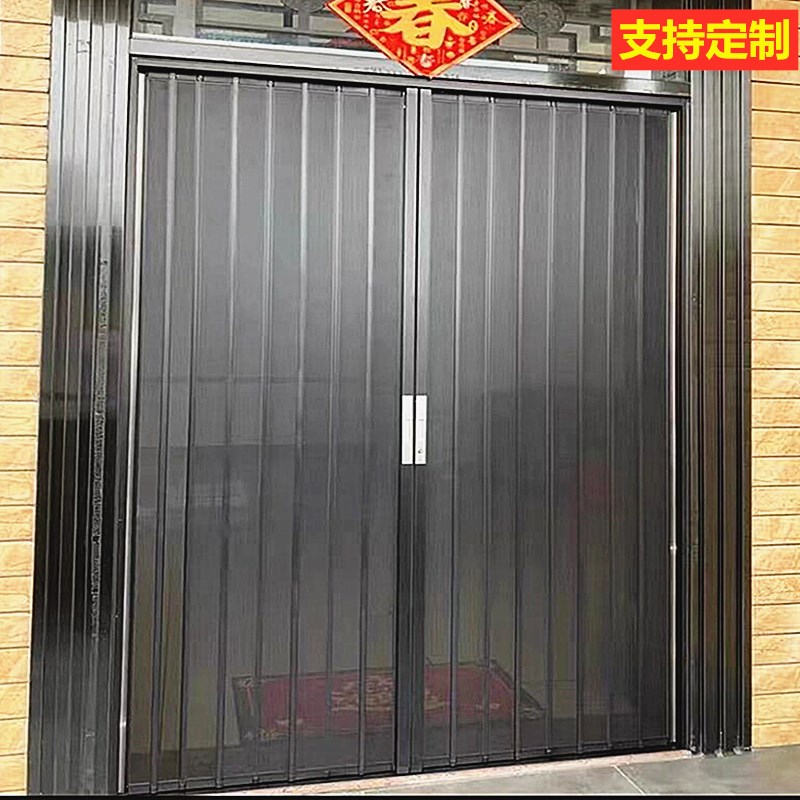金刚网纱门大门防蚊纱窗门卧室铝合金折叠沙门简易推拉隐形别墅