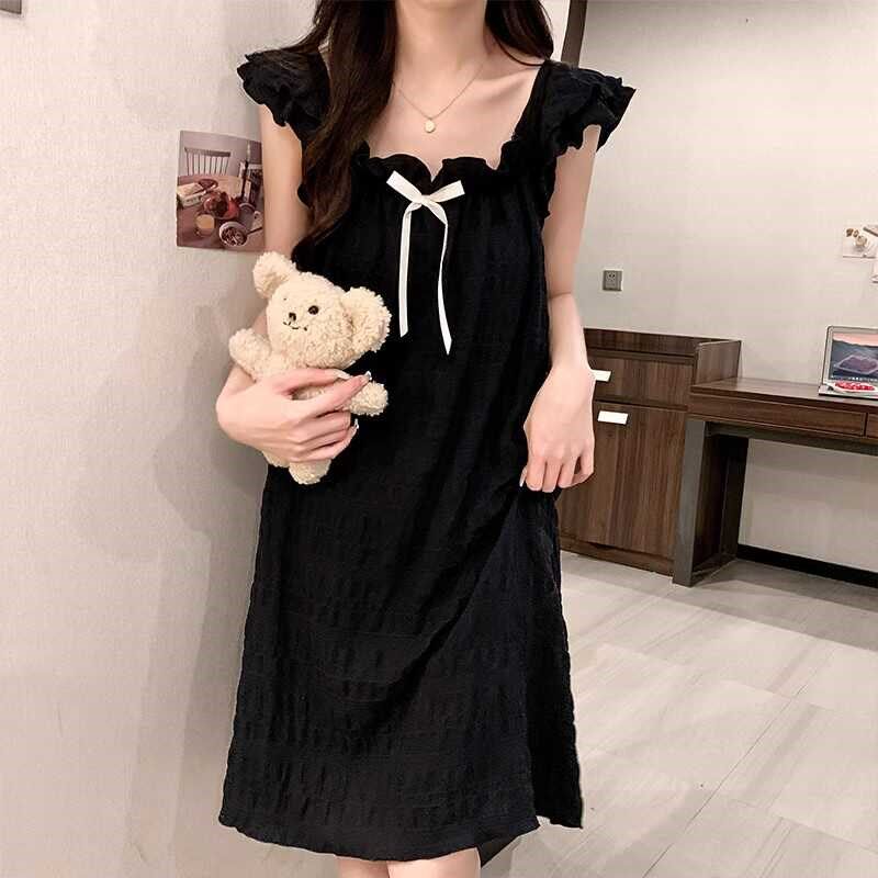 GP RAY吊带睡裙夏季女2025新款云朵棉带胸垫夏天休闲公主背心睡衣