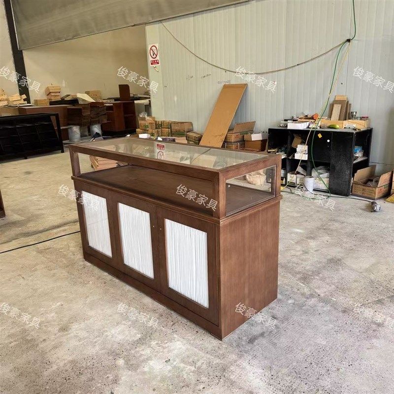 东大街服装店中岛柜收银柜台女装店展示柜收纳柜饰品店展示柜中岛