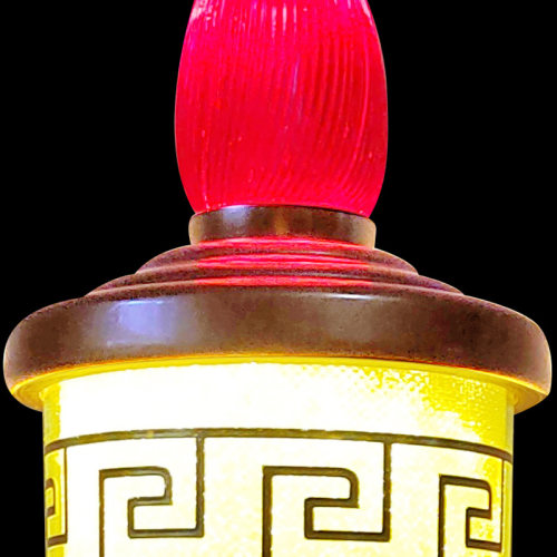 大号蜡烛灯LED电子烛台香炉莲花灯财神供佛堂插电长明灯佛具家用