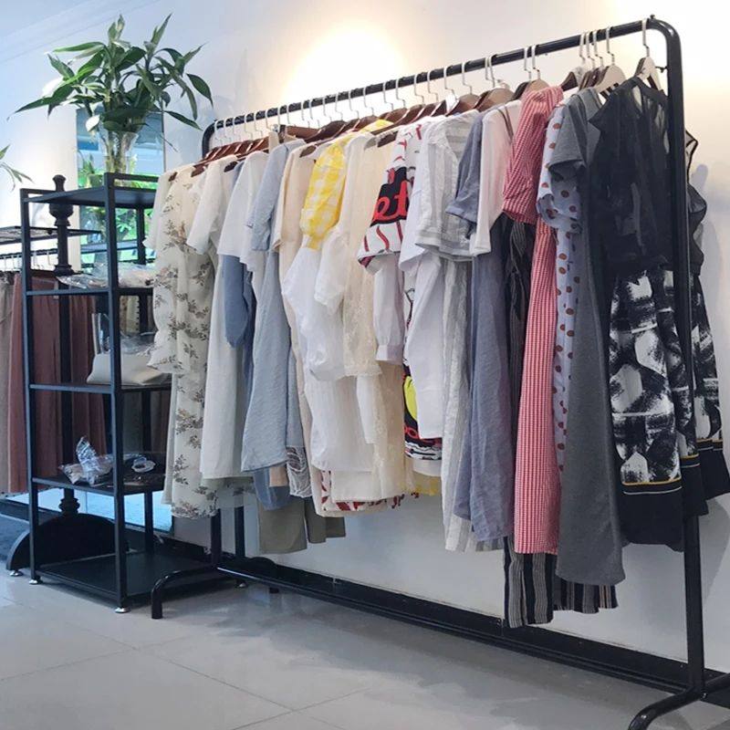 衣架铁艺服装店展示架晾衣架落地挂衣架摆摊陈列架女装衣服货架子