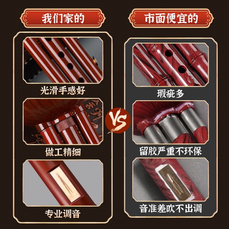 葫芦丝小学生专用乐器C调降B调防摔儿童初学者专业演奏型胡葫芦丝