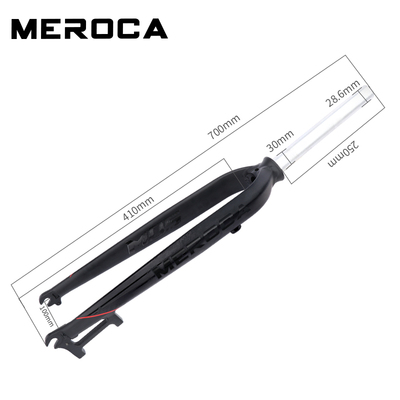 MEROCA山地自行车前叉26 27.5 29寸通用铝合金A柱碟刹山地车硬叉