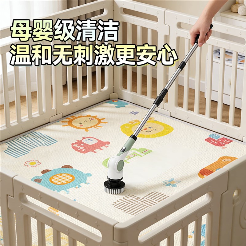 电动拖把家用多功能清洁刷全自动懒人拖布干湿两用一拖净不留水渍