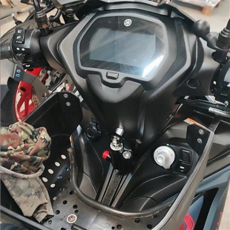 踏板车越野车电动车防甩头通用迷你型钛尺可调节方向阻尼杆阻尼器