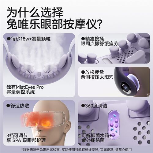 生日礼物眼部按摩仪护眼仪润眼缓解眼疲劳干眼症干涩雾化热敷