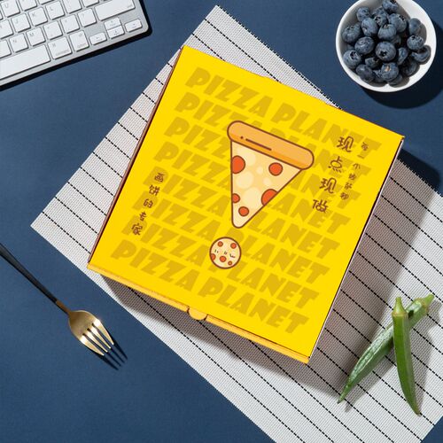 披萨打包盒商用7 8 9 10 12英寸一次性加厚外卖pizza包装定制外卖