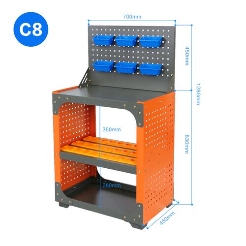cnc加工中心钻攻机床BT40BT30刀柄架工具柜操作台铣床拉杆工具车