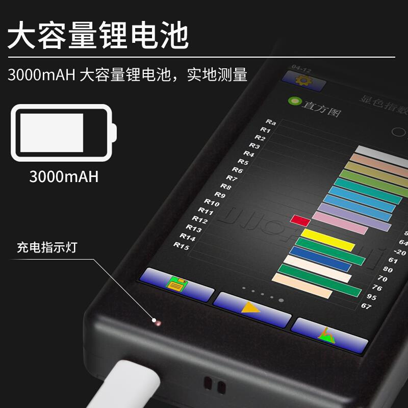 多普瑞手持式光谱频闪照度计FPM-200/FPM-400便携式频闪仪 测光仪
