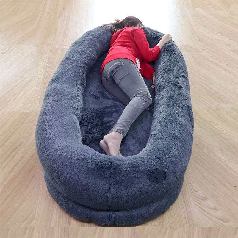 跨狗境品工厂长毛VP绒人宠共用巨型宠物窝人睡窝窝质大型可睡人,宠物/宠物食品及用品,猫狗垫子,淘宝优惠券,粉丝福利购,淘宝优惠卷