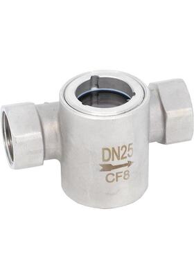 304不流锈钢水指示器丝SG-L11-01扣偏Y心叶轮视镜内螺纹玻114璃视