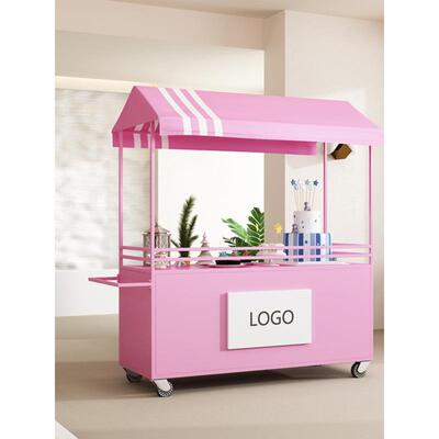 欧铁户外花网红艺夜式市小吃摆车地摊车超市集市移83405动促销展