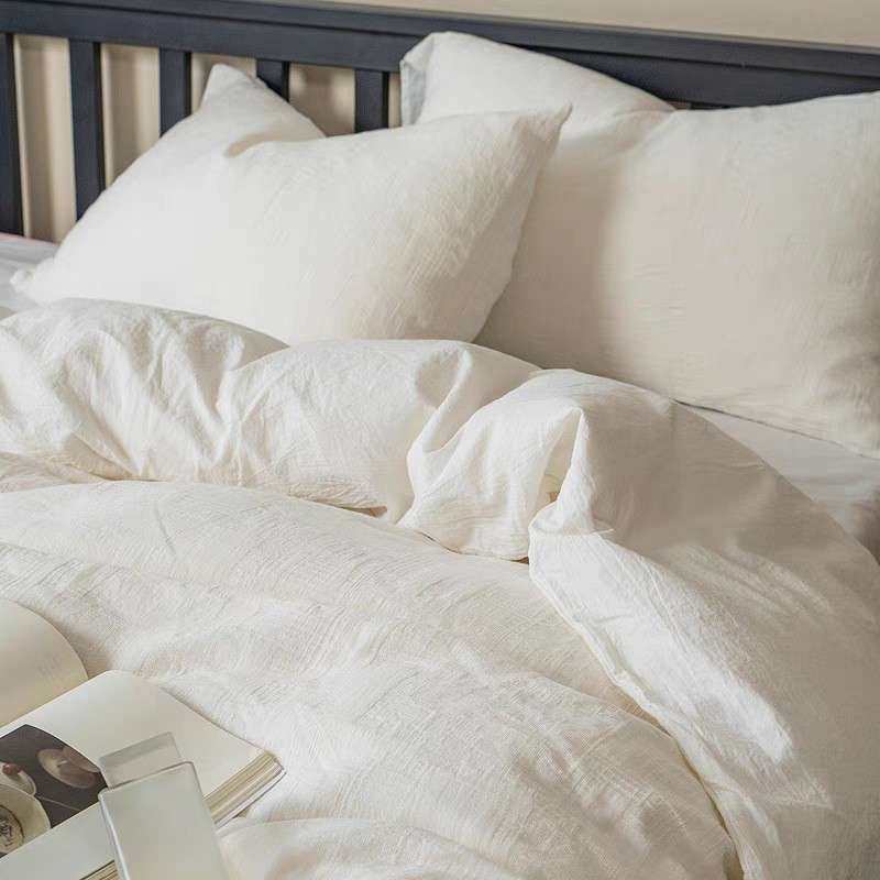 简约素色风床白色酒纯店纯宾馆被套水洗棉四件套other色单人三件,床上用品,酒店床品套件,淘宝优惠券,粉丝福利购,淘宝优惠卷