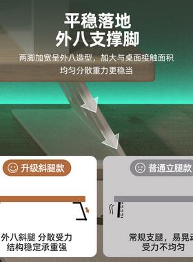 台式电脑收显示器架办公桌置物架桌面纳笔记垫74688本高托架支架