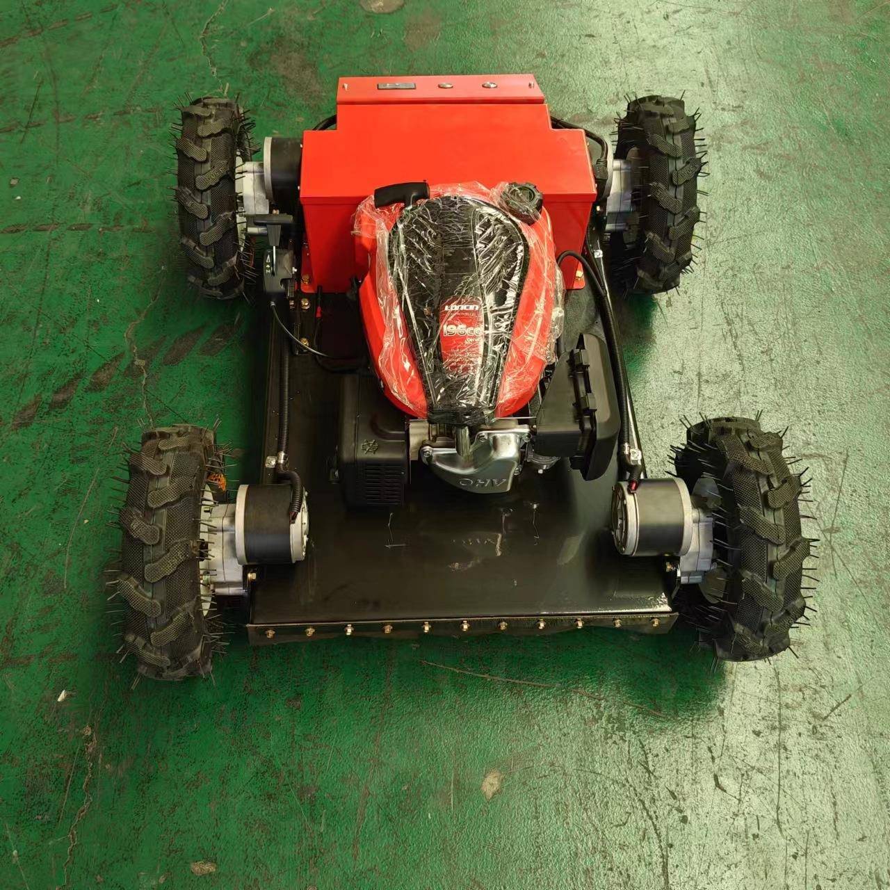 源头工除厂用直遥控割草供机ML家园林碎草草机油电混动锄草机器人