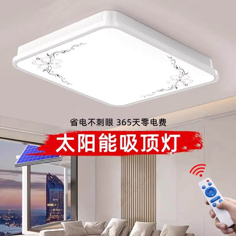 2026新款太阳能照明灯室内民宿户外庭院灯阳台专用超亮家用吸顶灯