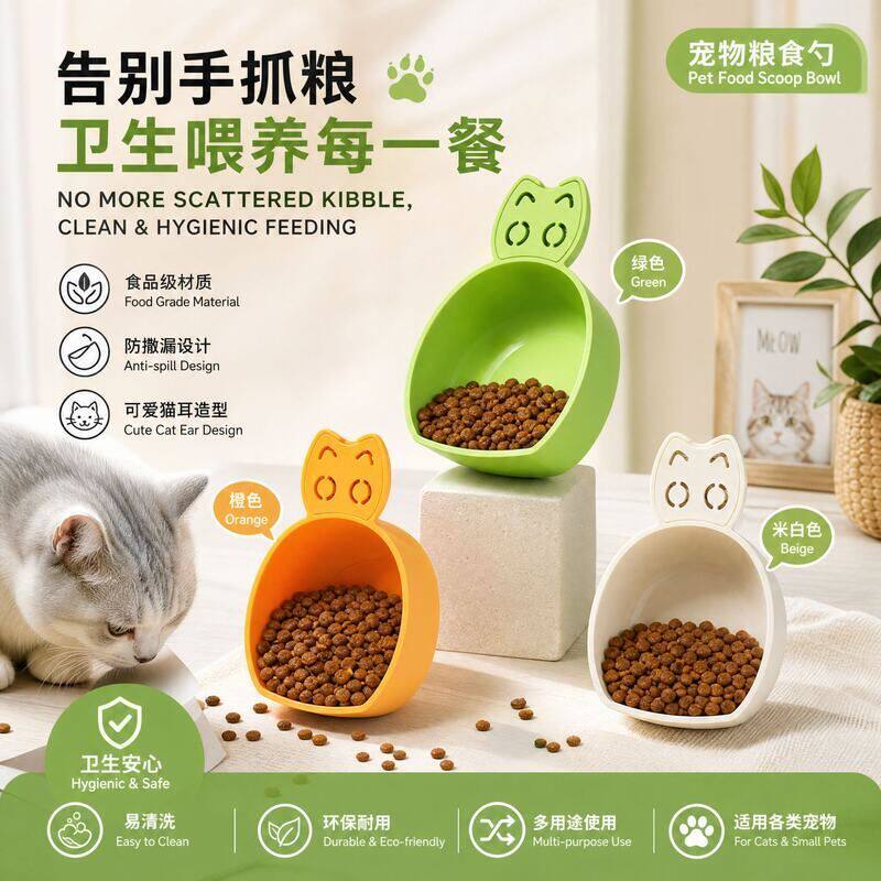 家用粮勺防潮粮勺宠物用品除湿