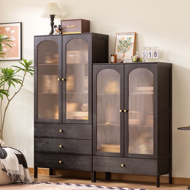 电视柜酒柜置物展示玻璃黑色中古