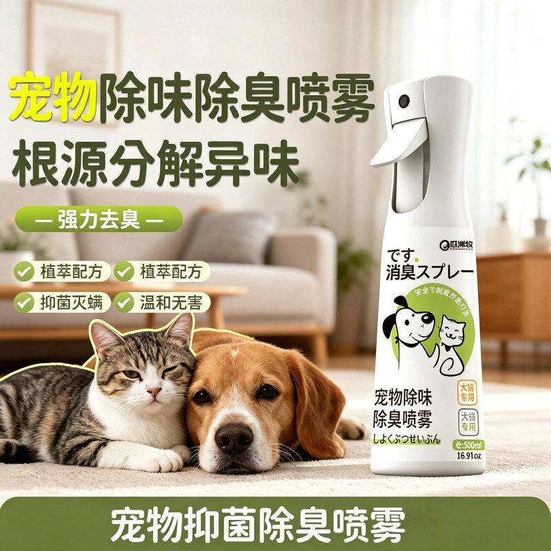 狗猫咪尿味尿室内清洁去猫喷雾