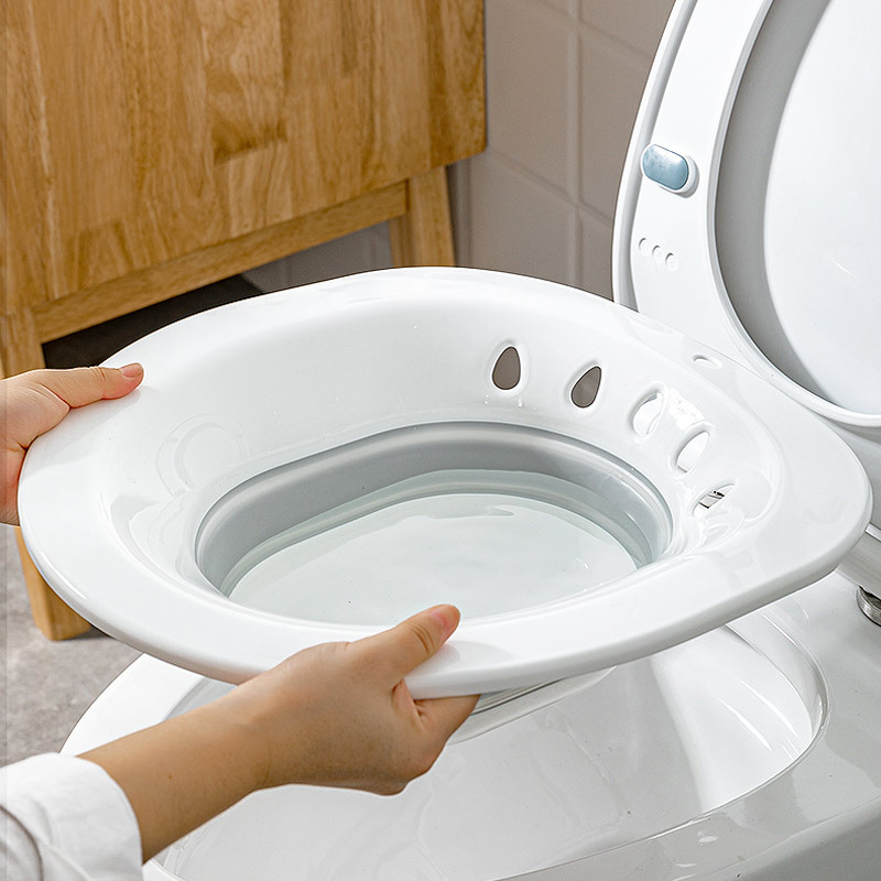 孕妇免蹲坐浴盆可折叠悬挂大容量私护术后熏蒸冲洗屁屁防溢马桶盆