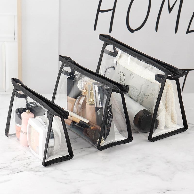 工厂现货跨境电商tup透明化妆包便携大容量防水洗漱收纳袋