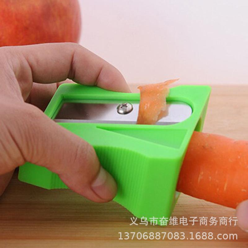 卷笔刀创意造型削皮器厨房小工具用品水果螺旋切片手动果蔬卷花器