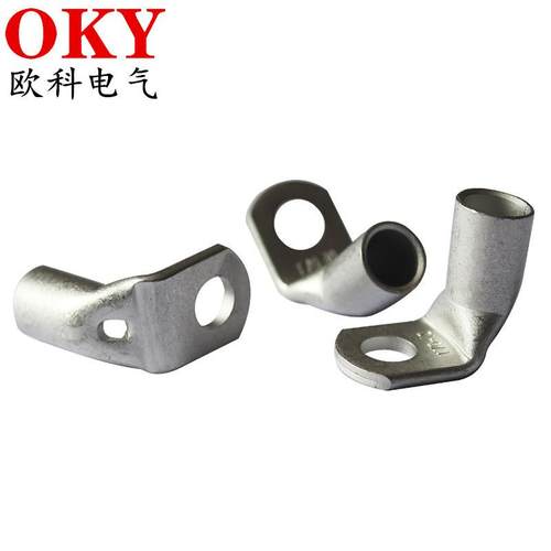 T90-25-6直角90度折弯铜鼻子T90-25/8铜管端子弯角铜接线鼻铜线耳