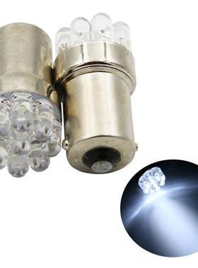 ba15s p21w 1156 382 9 LED车尾制动转向信号灯灯泡12V白 草帽灯