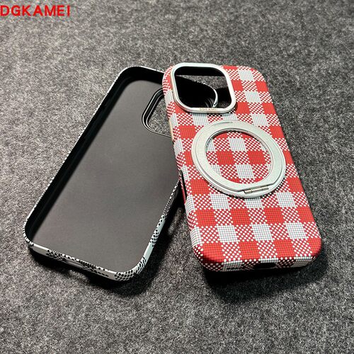 DGKAMEI适用于iPhone16Promax磁吸手机壳旋转支架新款苹果15Pro简约商务高级感14Promax支点外壳男时尚保护套