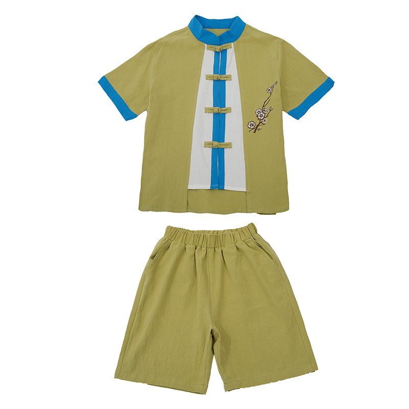 极速儿童汉服男i童民国风舞蹈服装小学生夏季六一幼儿园表演出服